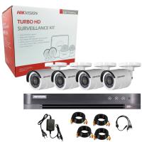 HIK Kit CCTV 4 DS-2CE16C0T-IRP + 1 DS-7204HGHI-K1 +HDD 1TB