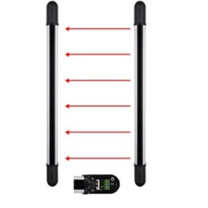 Rayo lineal tipo barrera de 8 haz, 60m exterior ATC