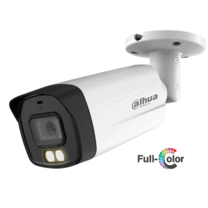 Cámara Dahua HDCVI Bala 5MP 2.8mm IR y LED 40M microfono IP67 Full-Color