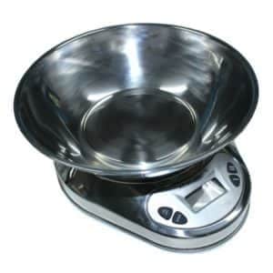 Balanza de Acero Inoxidable con Bowl 5 Kg