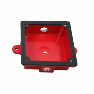 Notifer caja trasera resistente a la interperie para alarma 4.33x1.55x4.33 pulgadas