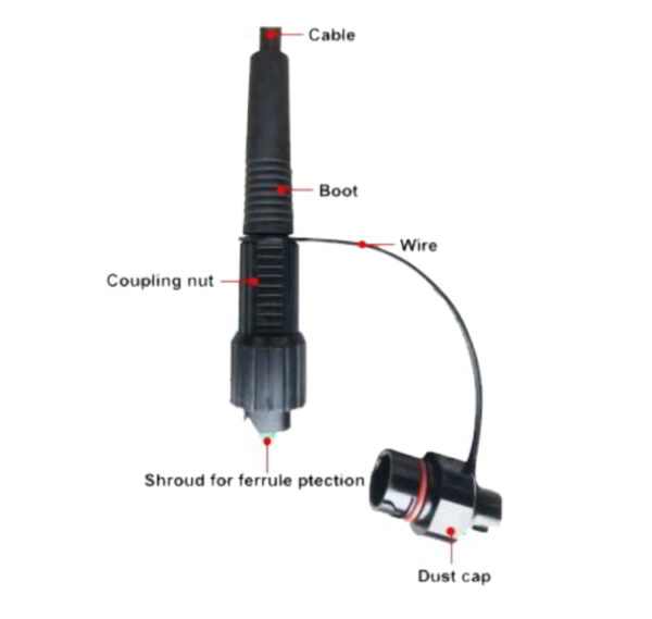 Cable Drop Preconectorizado SCAPC G.657A2 IP65 – 50 m Cable Drop Preconectorizado SCAPC G.657A2 IP65 – 50 m