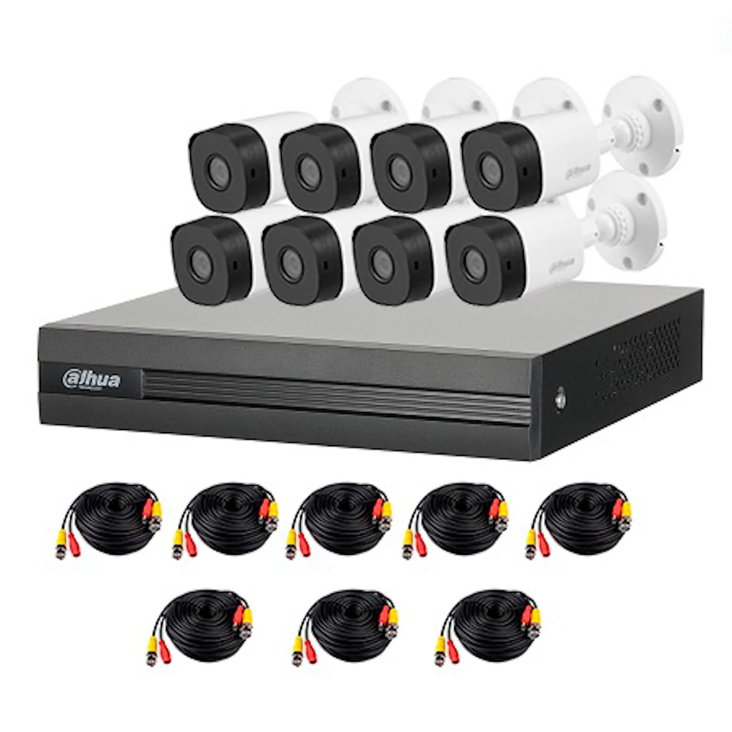 Kit HDCVI 8 Cámaras bullet 1 TB Dahua