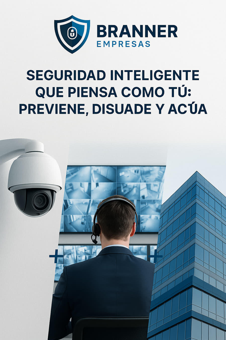 Seguridad para Empresas con Monitoreo Disuasivo en Vivo 🏢 Branner Empresas